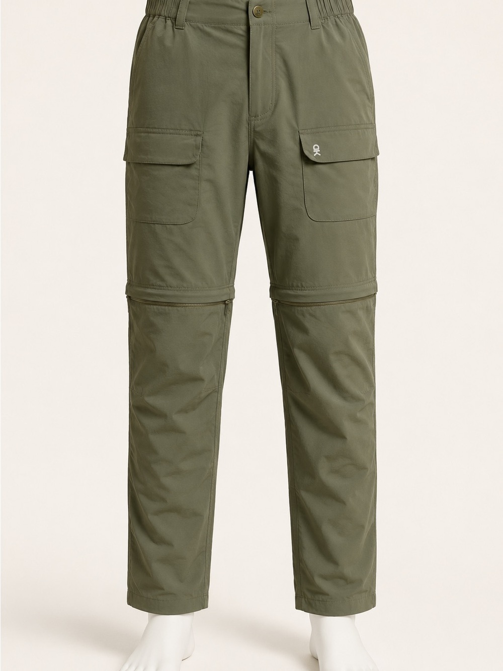 NWT Little Donkey Andy XL Olive Convertible Hiking Cargo Pants